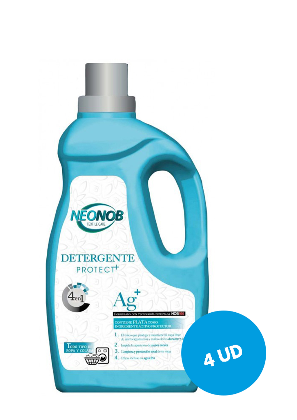 auge Árbol genealógico número Detergente líquido PROTECT NEONOB 3L caja de 4 unidades - Gesprin Material  Sanitario